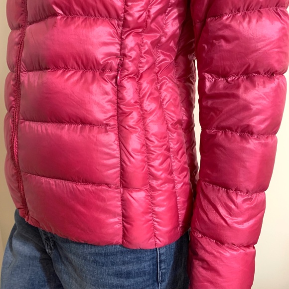 UNIQLO pink ultra light down jacket coat L - Picture 7 of 11